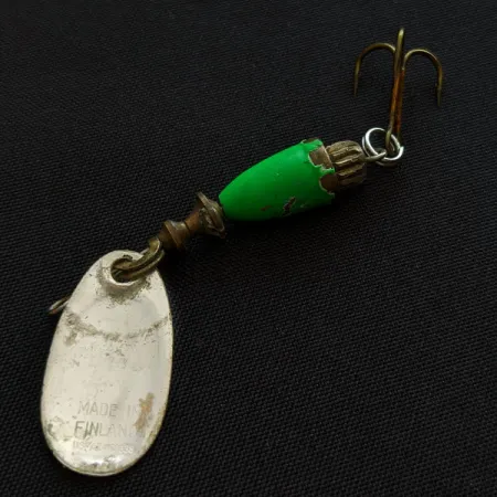 Blue Fox Super Vibrax 1, 4g, Zilver/Groen, Spinner #18815