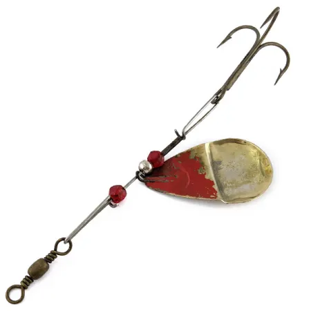 10000 Lakes 92, 14g nikkel/goud/rood, spinner #18910