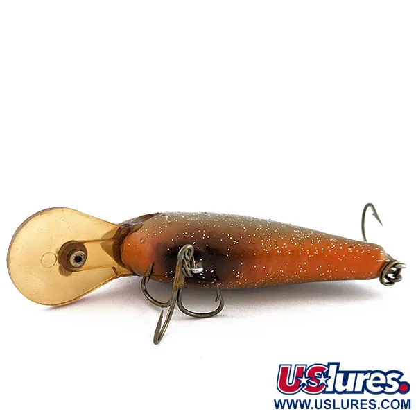 Strike King Charles Spence Balsa King, bruin/oranje glitter, 10g, crankbait #19087