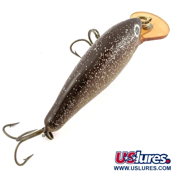 Strike King Charles Spence Balsa King, bruin/oranje glitter, 10g, crankbait #19087
