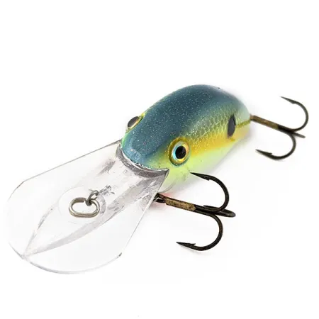 Strike King Pro Model 5XD, Chartreuse Sexy Shad, 18g, Plug #19175