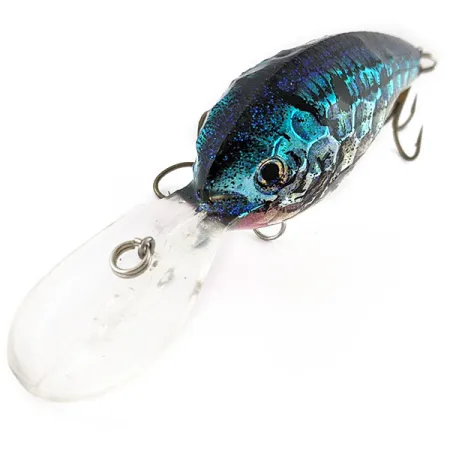 Renosky Deep Dive Honeycomb Rattl shad, 12g, Zilver/Blauw, Plug #19382