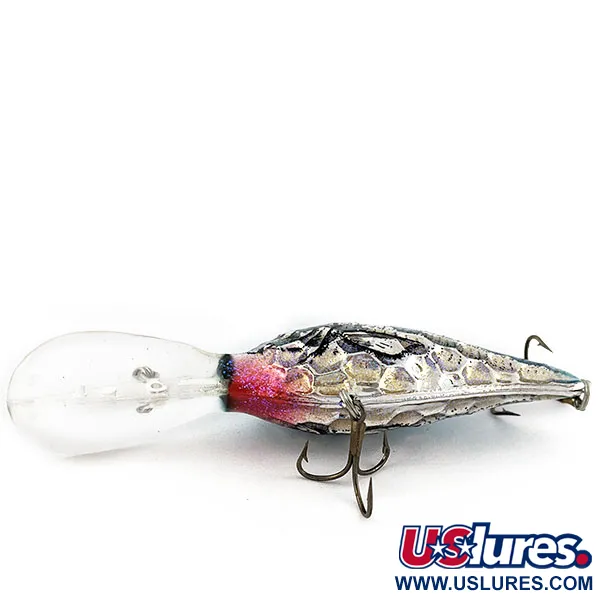 Renosky Deep Dive Honeycomb Rattl shad, 12g, Zilver/Blauw, Plug #19382