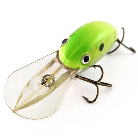 Strike King Pro Model 5XD, 18g, Chartreuse Silver, Dieplopende Plug #19523