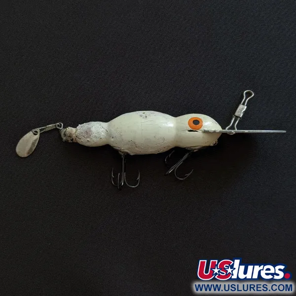 Bomber Water Dog, 7g Wit, Plug #19584