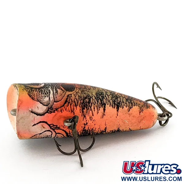 Lazy Ike Chug Ike, 9.5g, Oranje/Geel, Topwater Popper #19773