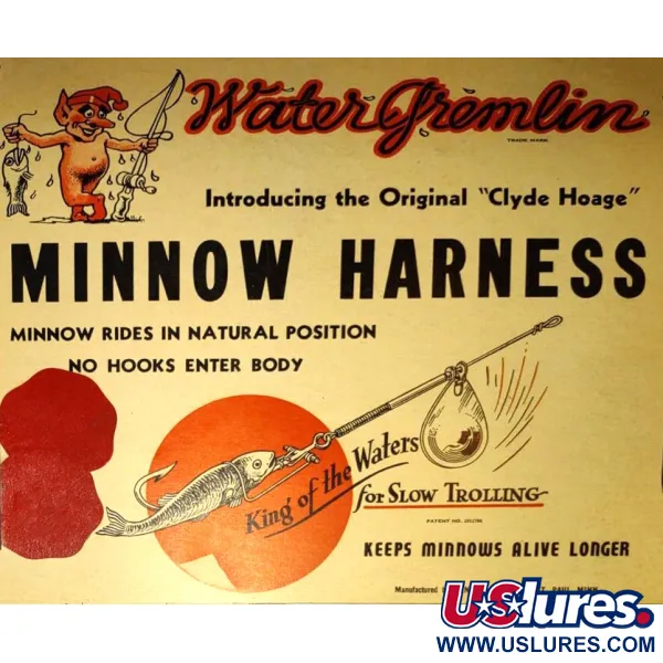 Water Gremlin Minnow Harness, Nikkel, 5.5g, Aasvistakeltje #19863