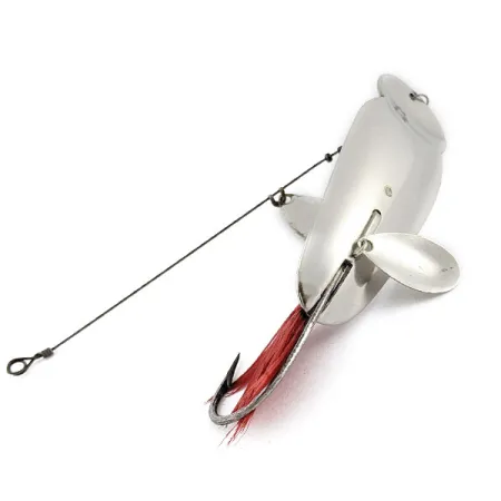 Heddon King Stanley, 21g nikkel/rood, Lepel/Spinner #19938