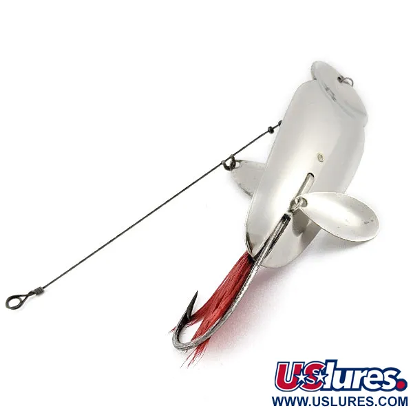 Heddon King Stanley, 21g nikkel/rood, Lepel/Spinner #19938