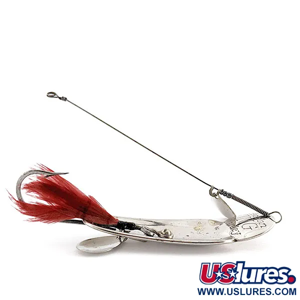 Heddon King Stanley, 21g nikkel/rood, Lepel/Spinner #19938