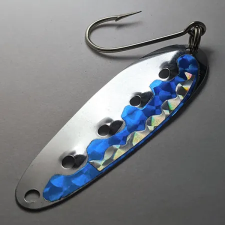 Heddon Sounder, 5,5g nikkel/blauw, lepel #19981