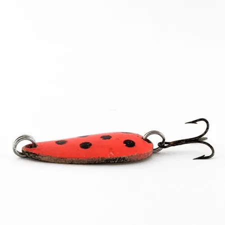 Luhr Jensen Rocket 88 UV, messing/zwart/rood UV, 9g, lepel #20095