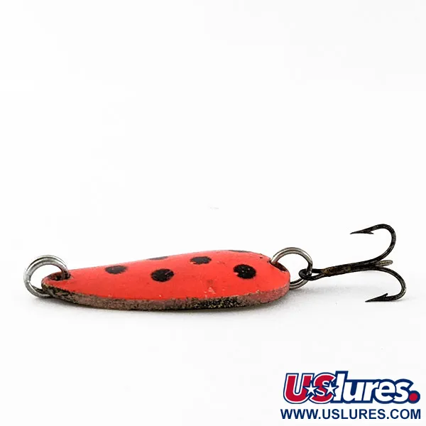 Luhr Jensen Rocket 88 UV, messing/zwart/rood UV, 9g, lepel #20095