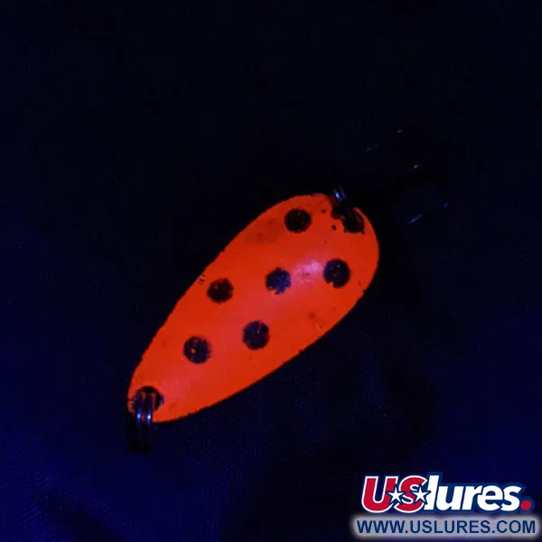 Luhr Jensen Rocket 88 UV, messing/zwart/rood UV, 9g, lepel #20095