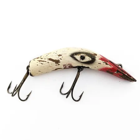 Kautzky Lazy Ike 3, 7cm, 9g, Crème/Rood, Plug #20123