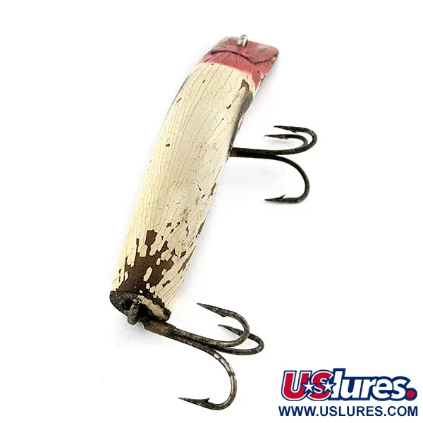 Kautzky Lazy Ike 3, 7cm, 9g, Crème/Rood, Plug #20123