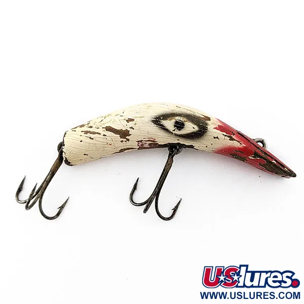 Kautzky Lazy Ike 3, 7cm, 9g, Crème/Rood, Plug #20123