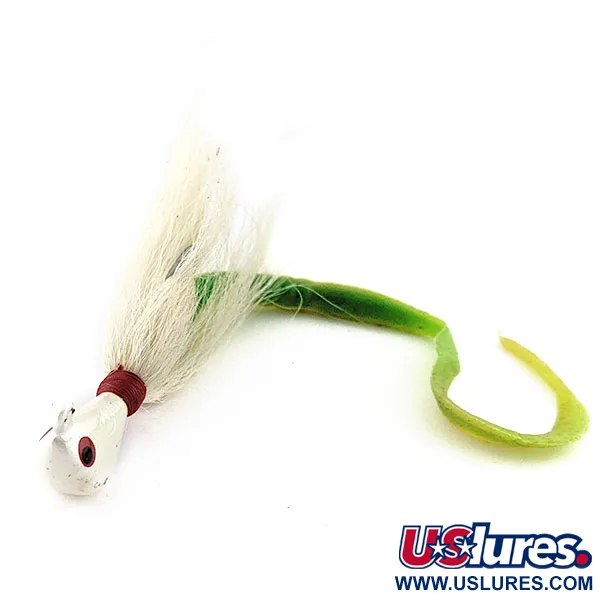 Arkie Lures Ocean Logic Bucktail Striper Jig, 31g Pearl, Bucktail Jig #20139