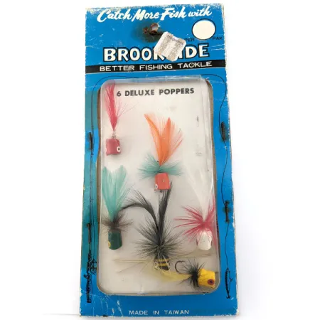 Brookside Vintage Vliegenhengel Delux Poppers No. 3002 (jaren 80)