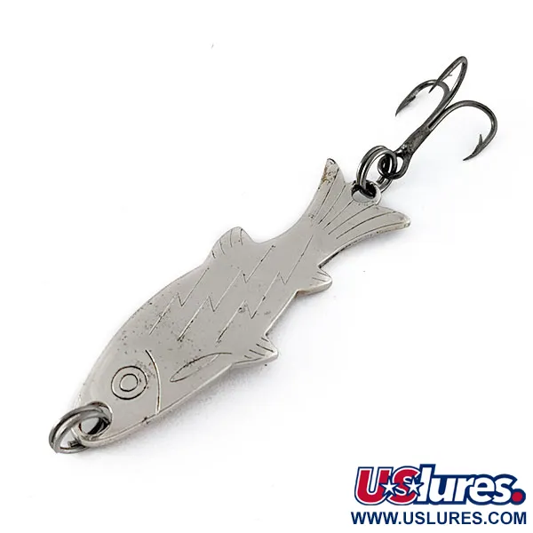 Atlantic Lures Golden Wobble-Fish, 7g, Nikkel, Lepel #20479