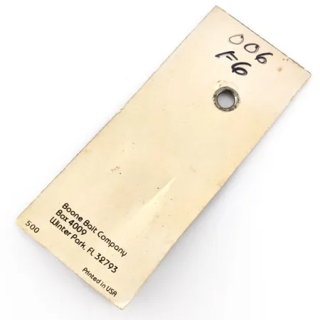 Boone Fly popper, zwart/geel, vliegvis kunstaas #20540