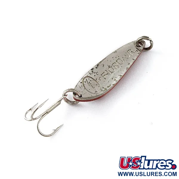 Acme Fiord Spoon Jr Lightning, 3,4g rood/wit/nikkel, Lepel #20563