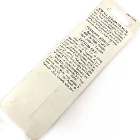 Luhr Jensen Nippin Sam Wood, Zilver, 7g, Oppervlaktekunstaas #20575