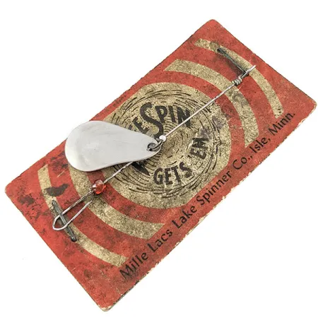 Mille Lacs Lake Spinner, Nikkel, 1g, Spinner #20622