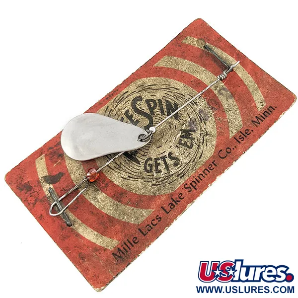 Mille Lacs Lake Spinner, Nikkel, 1g, Spinner #20622