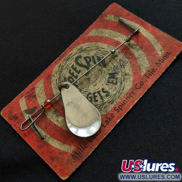 Mille Lacs Lake Spinner, Nikkel, 1g, Spinner #20622