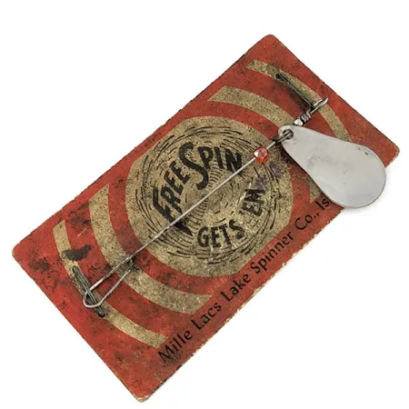 Mille Lacs Lake Spinner, Nikkel, 1g, Spinner #20622