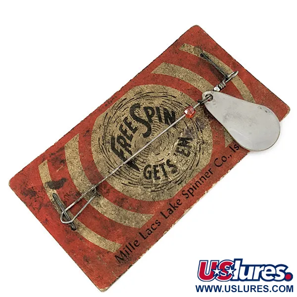 Mille Lacs Lake Spinner, Nikkel, 1g, Spinner #20622