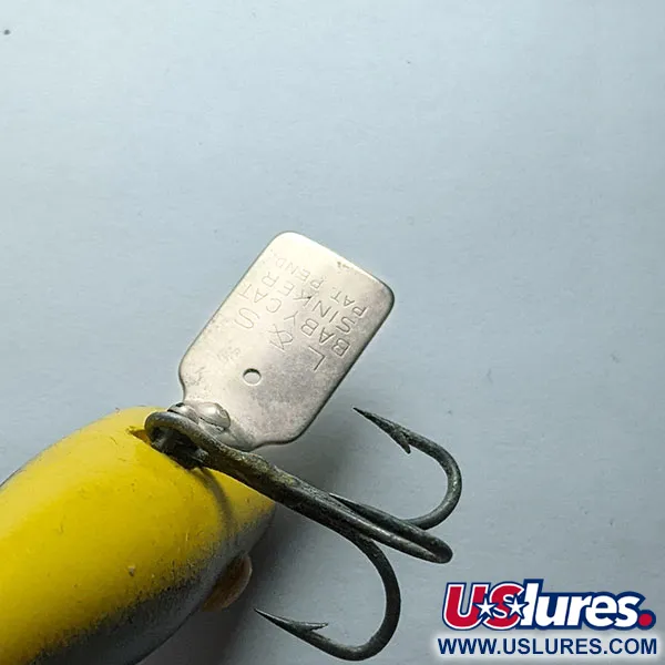 L&S Mirrolure Baby Cat, 14g, Zwart/Geel, Zinkend Kunstaas #20627