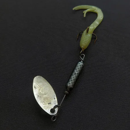 Yakima Bait Worden’s Original Rooster Tail, 8g, Zilver/Chartreuse, Spinner #20644