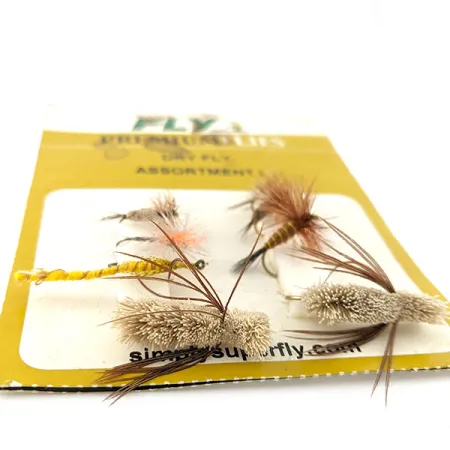 Superfly Assortment I, Premium Droge Vliegen, Vliegvissen #20818