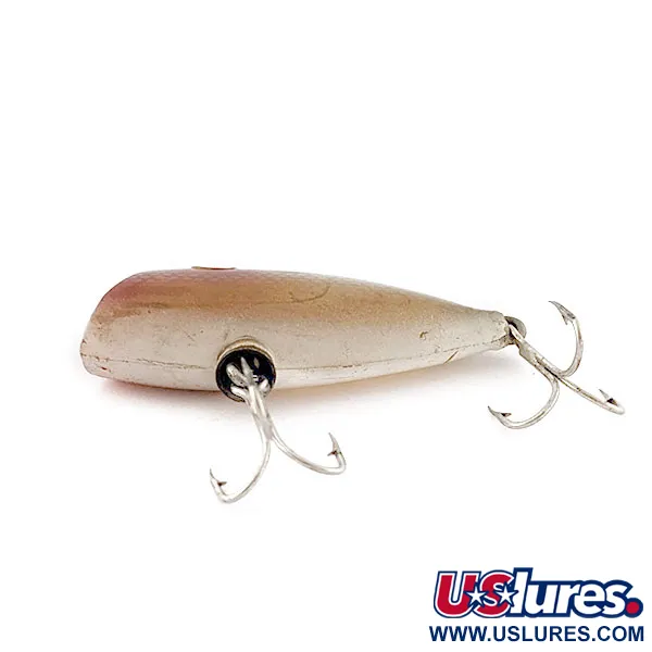 Whopper Stopper Bayou Boogie, 10g, Yellow Back Silver Plate, Zinkende Plug #20870