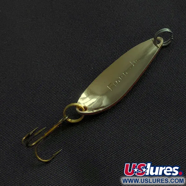 Acme Fiord Spoon Jr, 3,4g Rood/Wit/Goud, Lepel #20910