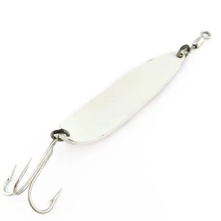 Luhr Jensen Krocodile #5, 28g wit/oranje UV, Lepel #21107