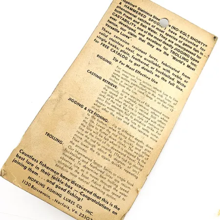 Hopkins No=Eql 4, 65g Nikkel Lepel, Kunstaas #21155