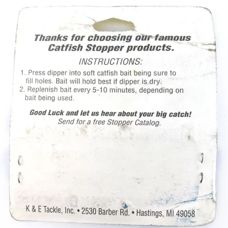 Catfish Team Stopper Bait Dipper, Geel, 6,5cm, Meerval Kunstaas #21202