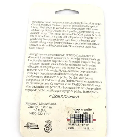 Bomber the Classics Bushwhacker, 4g nikkel/geel, Spinnerbait #21283