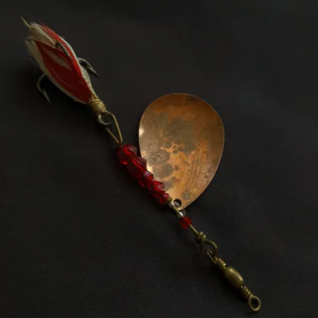 Pflueger Bear Valley, 14g messing/koper/rood, Spinner #21307