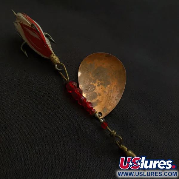 Pflueger Bear Valley, 14g messing/koper/rood, Spinner #21307