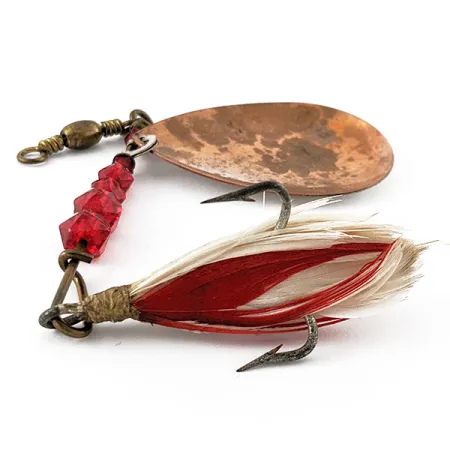Pflueger Bear Valley, 14g messing/koper/rood, Spinner #21307