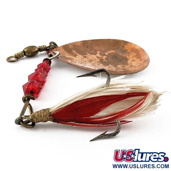 Pflueger Bear Valley, 14g messing/koper/rood, Spinner #21307