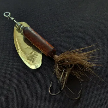 Yakima Bait Worden’s Original Rooster Tail 4, goud/bordeaux, 8g, Spinner #21383