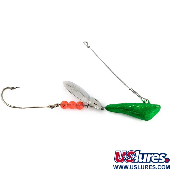 Hildebrandt June Bug Spinnerbait, 21g, Groen en Zilver, Spinnerbait #21411