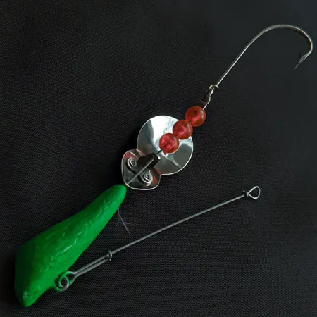 Hildebrandt June Bug Spinnerbait, 21g, Groen en Zilver, Spinnerbait #21411