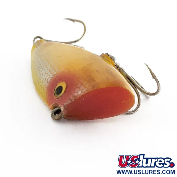 Whopper Stopper Bayou Boogie, 10g Yellow Back Silver Plate, Lipless Crankbait #21551