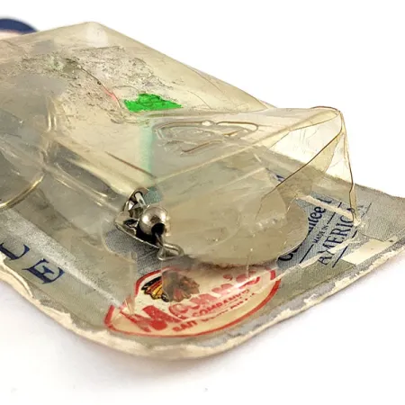 Mann's Little George, 14g, Nickel/Blauw, Tail Spinner #21555